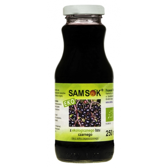 Sam sok z bzu czarnego 250 ml BIO Viands cena 7,44zł