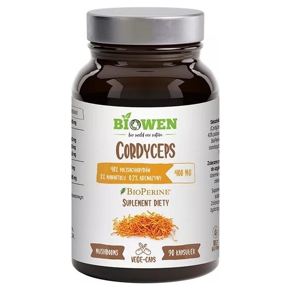 Biowen Cordyceps 90 kapsułek cena 19,90$