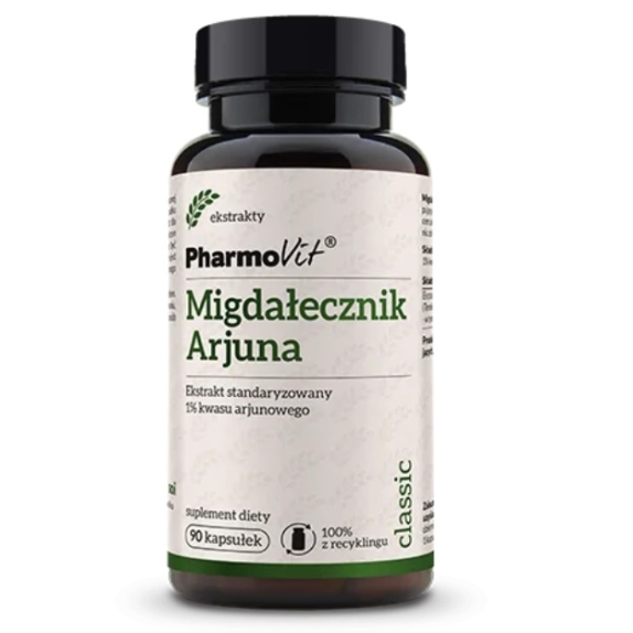 Pharmovit Migdałecznik Arjuna 90 kapsułek PROMOCJA cena €6,33