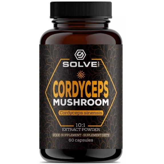 Solve Labs Cordyceps ekstrakt 10:1 60 kapsułek cena €15,63