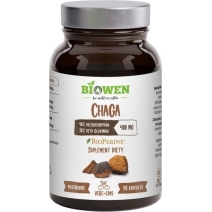Biowen Chaga (Błyskoporek podkorowy) 400 mg 90 kapsułek