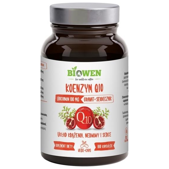 Biowen Koenzym Q10 100 mg 100 kapsułek cena 77,59zł