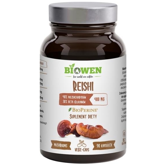 Biowen Reishi 90 kapsułek cena 19,90$