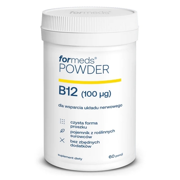 Formeds B12 powder witamina B12 w proszku 40,2g cena 24,39zł