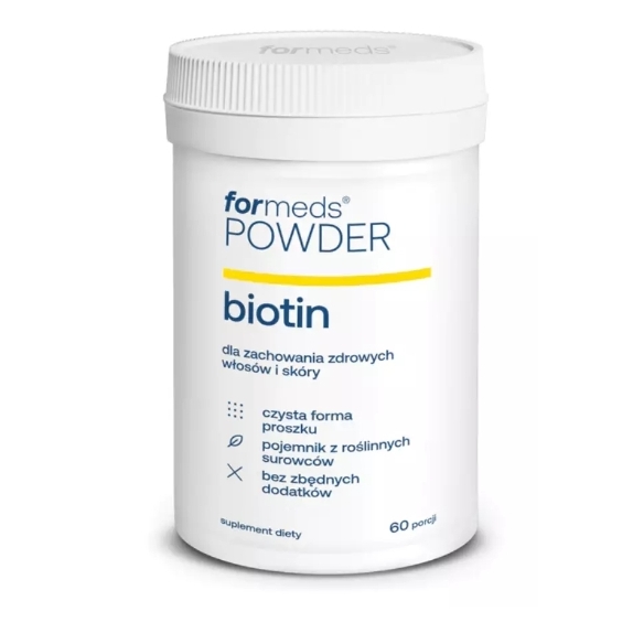 Formeds Biotin powder biotyna w proszku 48g cena 5,94$