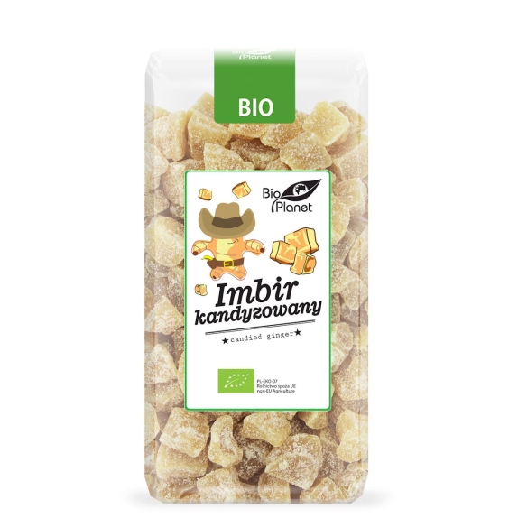 Imbir kandyzowany 400 g BIO Bio Planet  cena 17,25zł