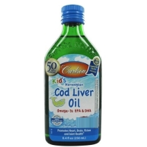 Carlson Kid's Cod Liver green apple 250 ml PROMOCJA!