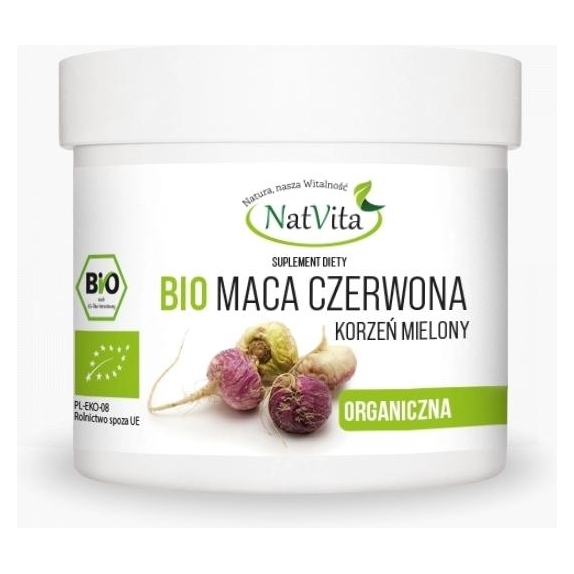 NatVita BIO Maca Czerwona 250 g cena 13,50$