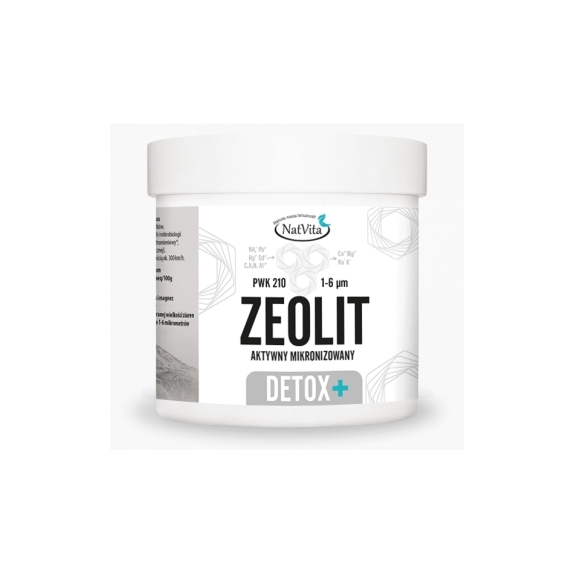 Zeolit Detox Plus 2µm 95% 100 g Natvita cena 46,00zł