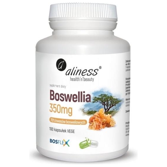 Aliness Boswellia 350 mg 100 kapsułek cena 12,12$