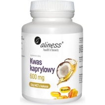 Aliness Kwas kaprylowy 600 mg 90 kapsułek