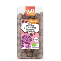 Żelki owocowe w czekoladzie 250 g BIO Biominki