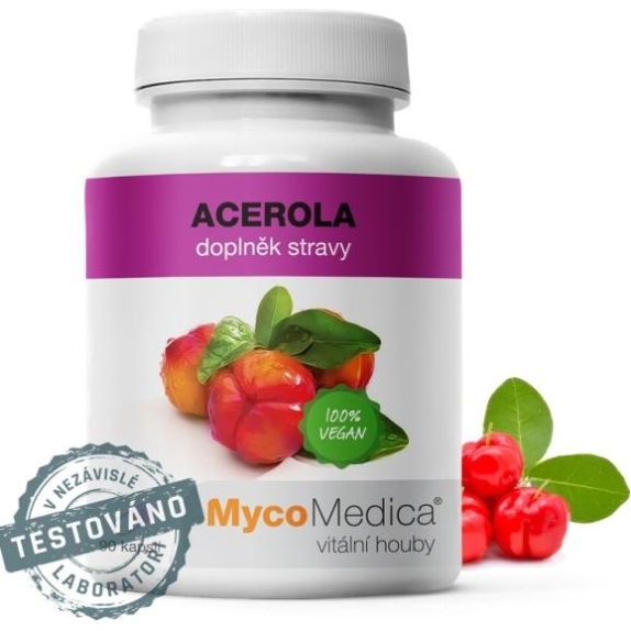 MycoMedica Acerola 90kapsułek cena €13,08