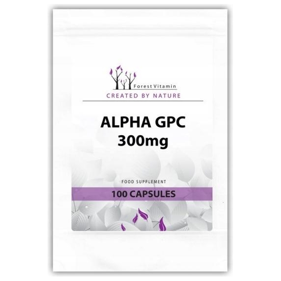 Forest Vitamin Alpha GPC 300mg alfa-glicerofosfocholiny 100kapsułek  cena 21,30$
