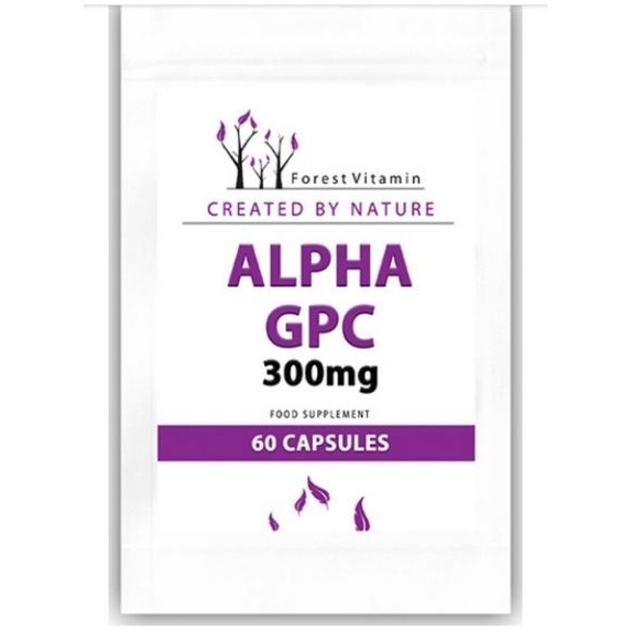 Forest Vitamin Alpha GPC 300mg alfa-glicerofosfocholiny 60kapsułek cena 55,90zł