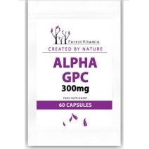 Forest Vitamin Alpha GPC 300mg alfa-glicerofosfocholiny 60kapsułek