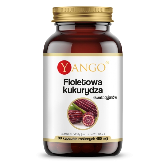 Yango Fioletowa kukurydza 90 kapsułek cena 8,64$