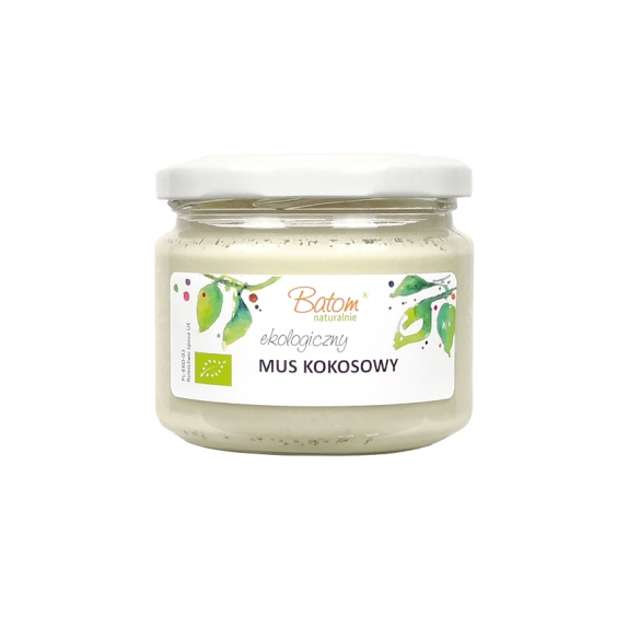 Mus kokosowy BIO 250 g Batom cena 4,20$