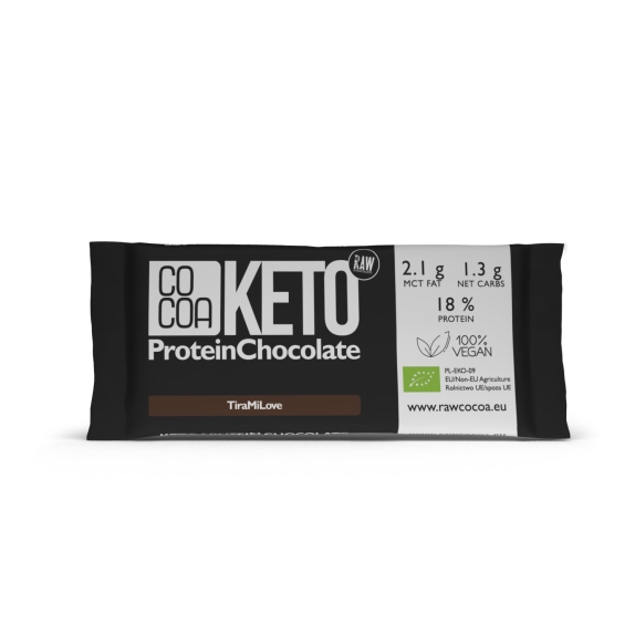 Czekolada proteinowa o smaku tiramisu KETO BIO 40 g Cocoa cena 12,29zł