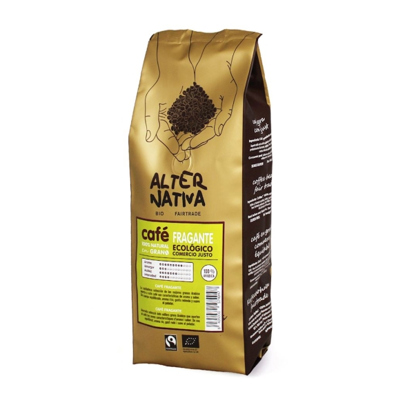 Kawa ziarnista Arabica 100% Fair Trade BIO 500 g Alternativa cena €15,23