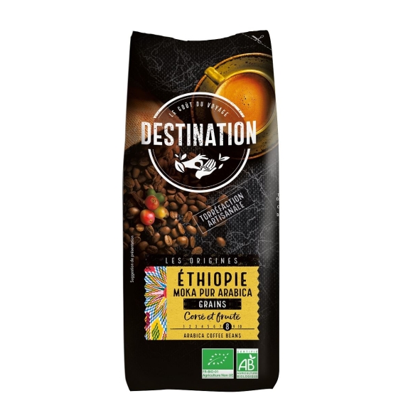 Kawa ziarnista Arabica 100% Etiopia Fair For Life BIO 1 kg Destination cena 126,59zł