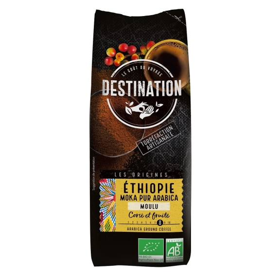 Kawa mielona Arabica 100% Etiopia Fair For Life BIO 250 g Destination cena €6,71