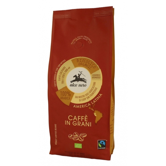 Kawa ziarnista 100% arabica 500 g BIO Alce Nero cena 59,35zł