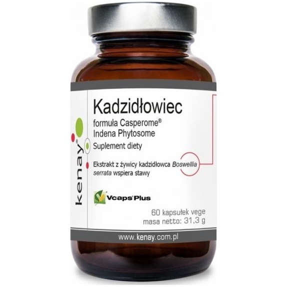 Kenay Kadzidłowiec formula Casperome® Indena Phytosome 60 kapsułek cena 18,33$