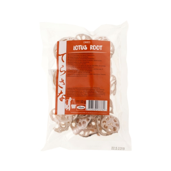 Korzeń lotosu suszony w plastrach 50 g Terrasana cena 33,35zł