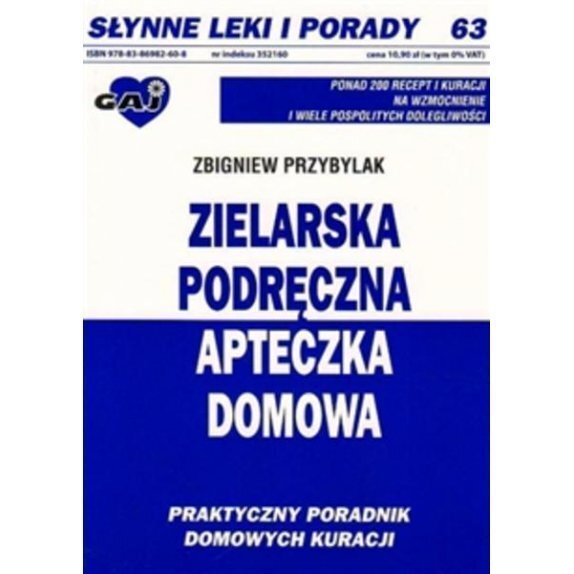 Książka "Zielarska podręczna apteczka" Zbigniew Przybylak cena 13,49zł