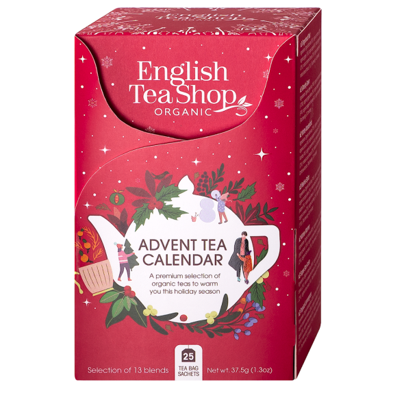 Kalendarz adwentowy czerwony 25 saszetek English tea Shop  cena 27,89zł