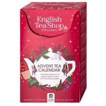 Kalendarz adwentowy czerwony 25 saszetek English tea Shop 