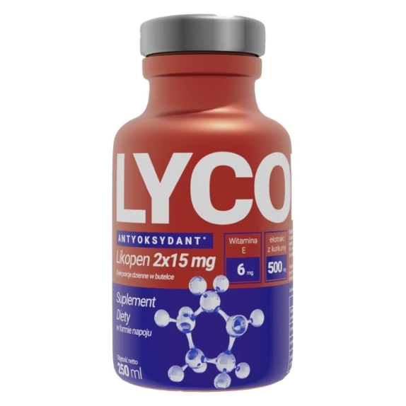 LycopenVIT Antyokdsydant Witamina E + Kurkuma 15x250ml cena 199,90zł