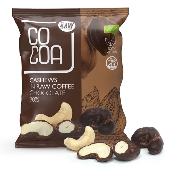 Cocoa orzechy nerkowca w czekoladzie kawowej 70 g BIO cena 15,35zł