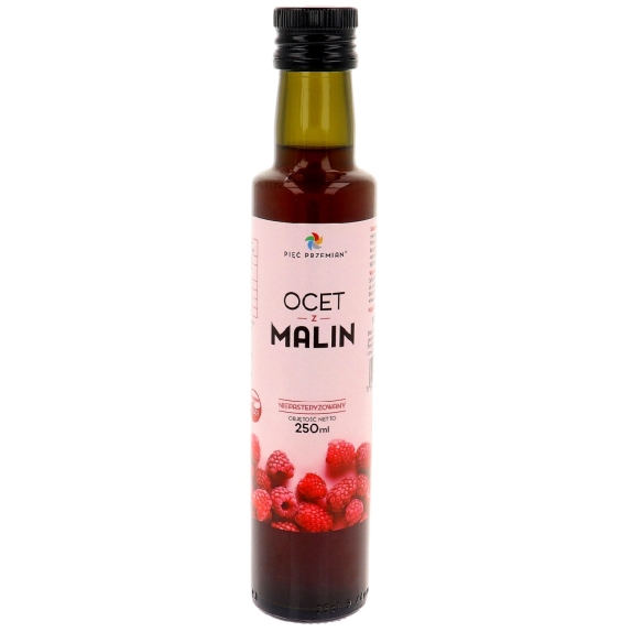 Ocet malinowy 250ml Pięć Przemian cena 26,15zł