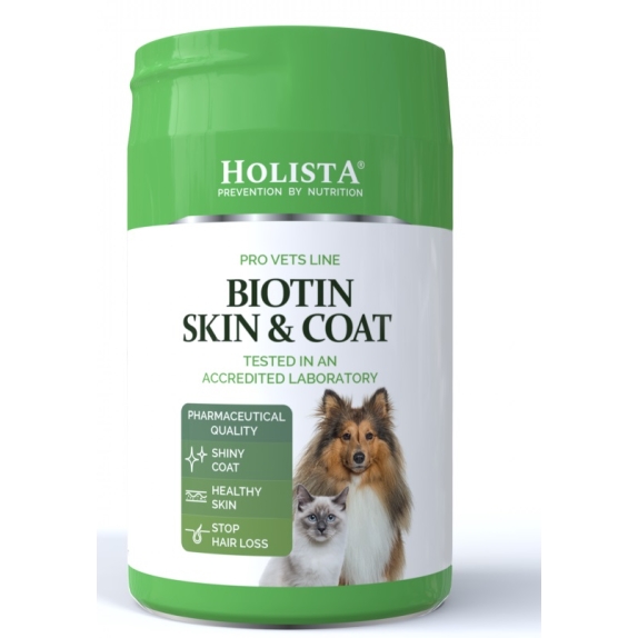 Holista biotin skin&coat dla psa i kota 200 g cena €6,54