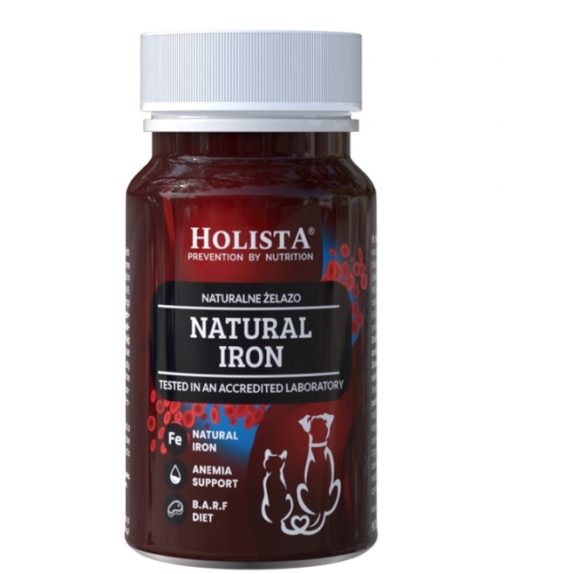 Holista natural Iron (hemoglobina) dla psa i kota 90 tabletek cena €6,57