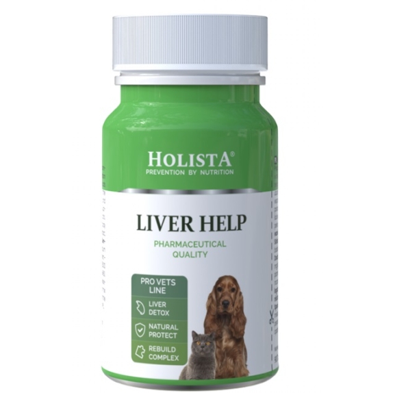 Holista liver help dla psów i kotów 90 tabletek cena 35,00zł