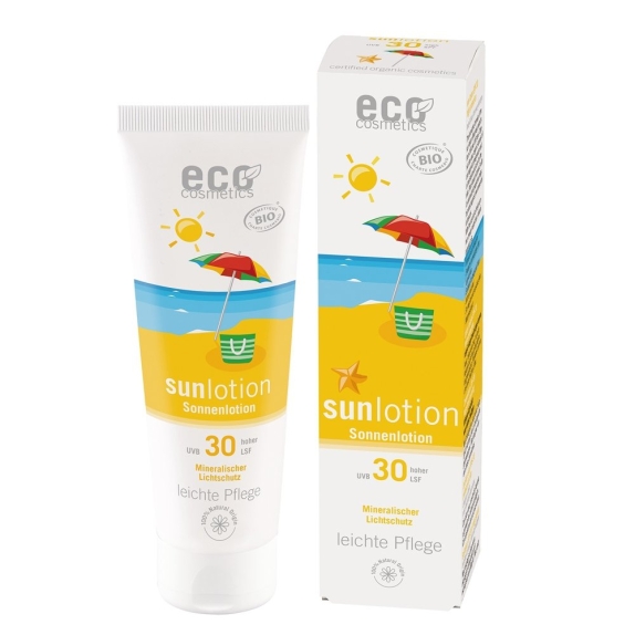 Eco cosmetics emulsja SPF30 z organicznym aloesem i olejek karanja 125 ml cena €20,38