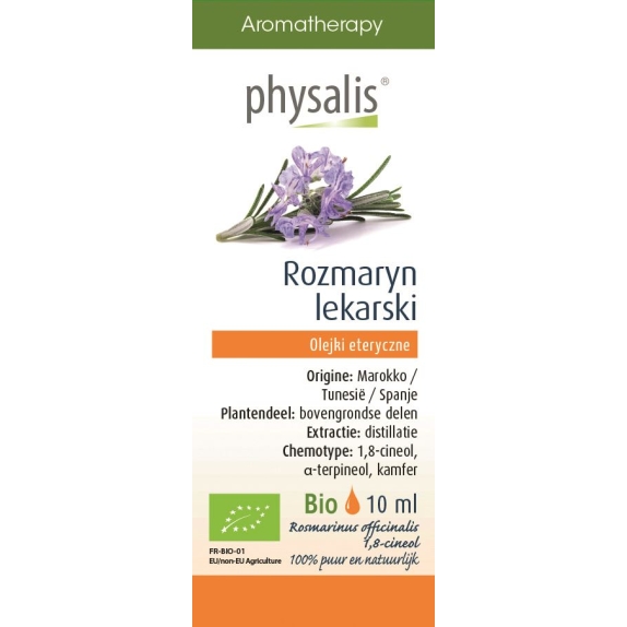 Physalis olejek eteryczny Rozmaryn lekarski (Rosmarinus officinalis) BIO 10 ml cena 29,19zł