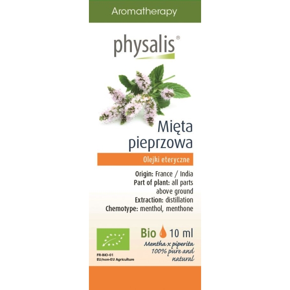 Physalis olejek eteryczny mięta pieprzowa (Mentha x piperita) BIO 10 ml cena 33,20zł