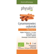 Physalis olejek eteryczny Cynamonowiec cejloński (Cinnamomum zeylanicum) BIO 5 ml