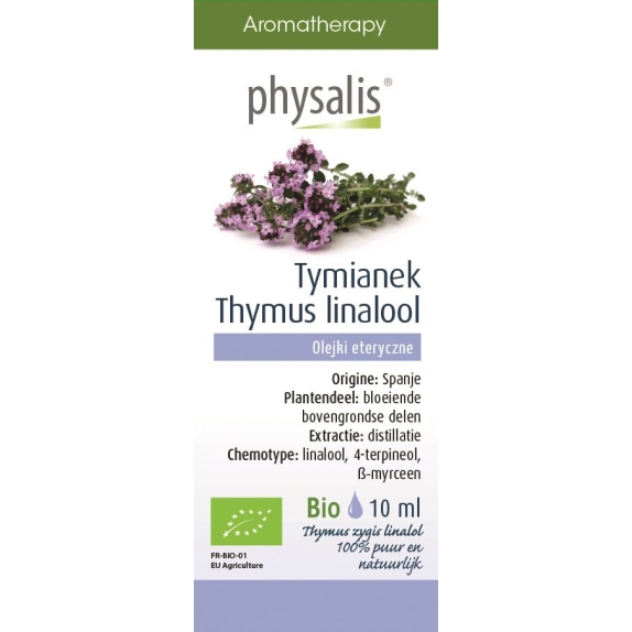 Physalis olejek eteryczny Tymianek (thymus zygis LINALOL) BIO 10 ml cena 51,39zł