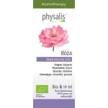 Physalis olejek eteryczny Róża (Rosa damascena) BIO 10 ml