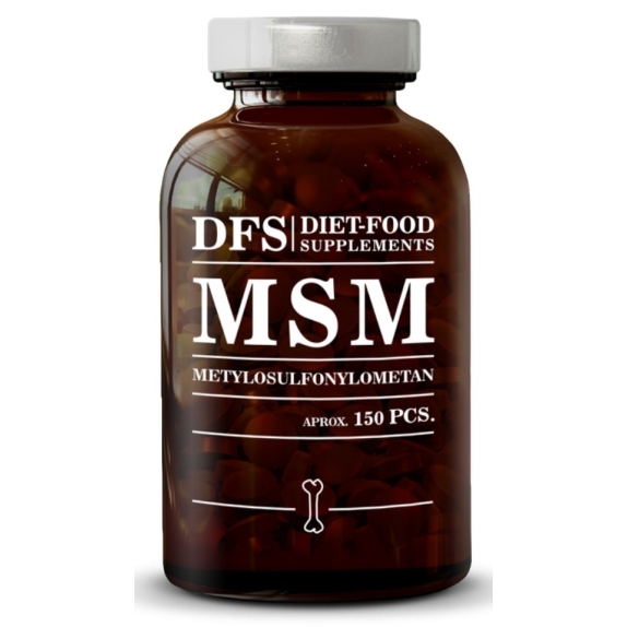 Diet Food MSM siarka organiczna 750mg 150 tabletek cena 34,55zł