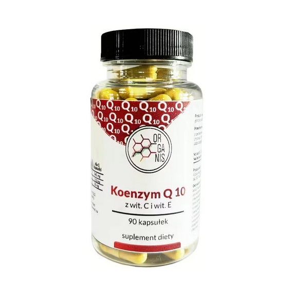 Organis Koenzym Q10 z witaminą C i witaminą E 90kapsułek cena 89,00zł