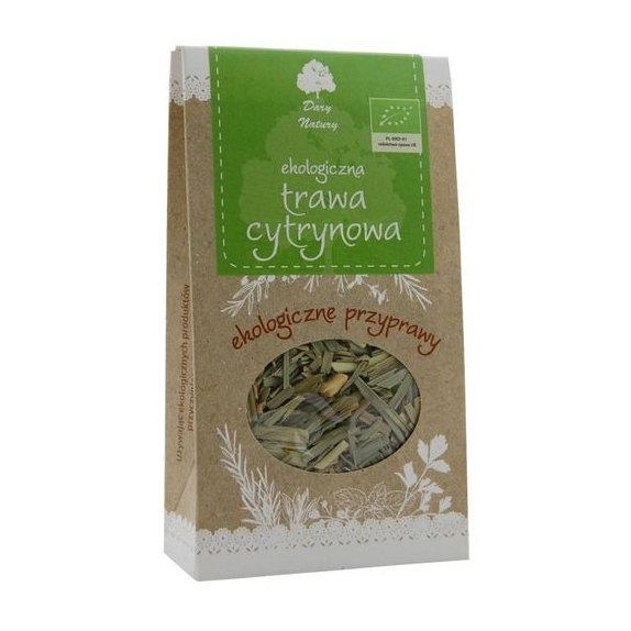 Trawa cytrynowa 20 g BIO Dary Natury cena 1,63$