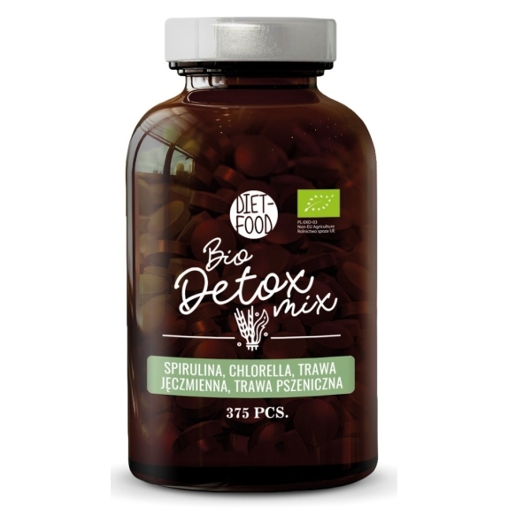 Diet Food na detox 375 tabletek BIO cena 45,15zł