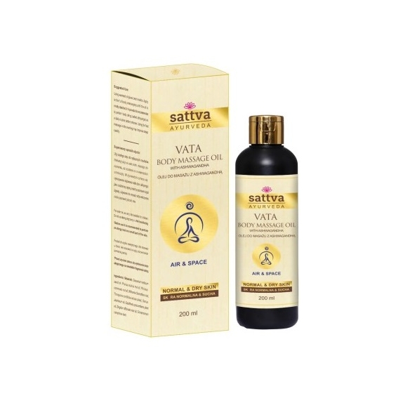 Sattva olej do masażu z ashwagandhą 200 ml cena 46,89zł