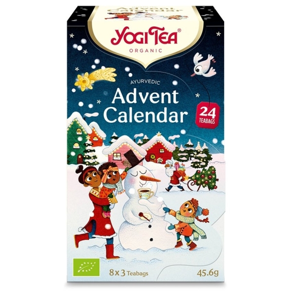 Kalendarz adwentowy z herbatkami MAŁY 24 szt Yogi Tea BIO cena 23,00zł